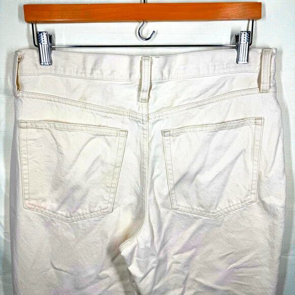 J. CREW Demi Bootcut Jeans Size‎ 30 Distressed Beach Cotton Coastal Nautical - Picture 6 of 13